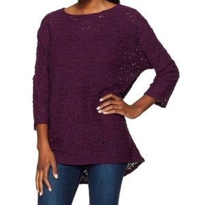 Neon Buddha Amber 3/4 Sleeve Knit Tunic